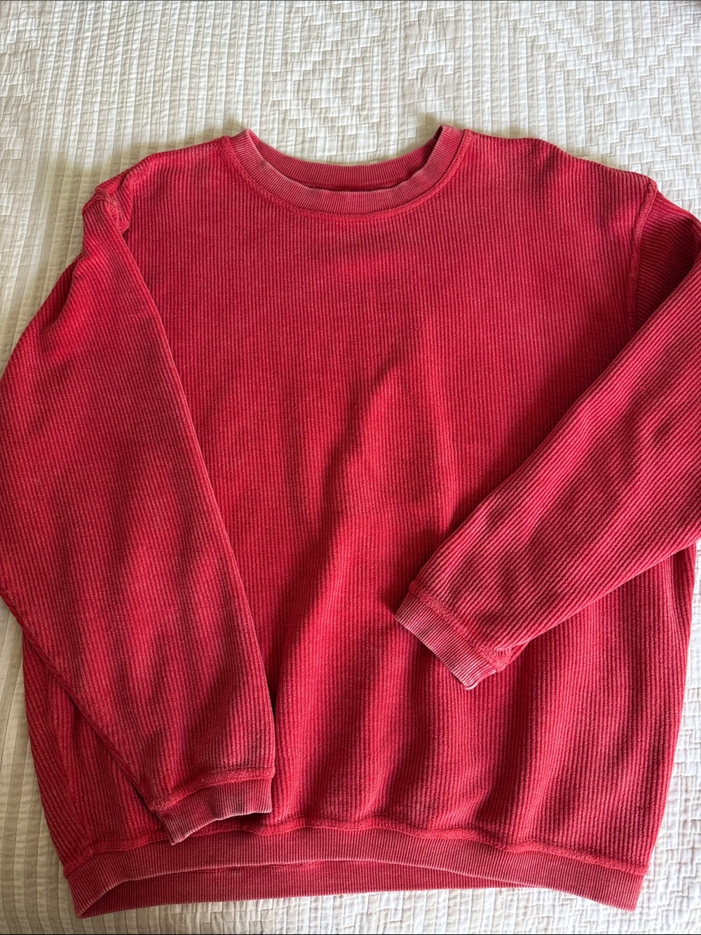 Women's Red Crewneck Chicka-d Sweatshirt